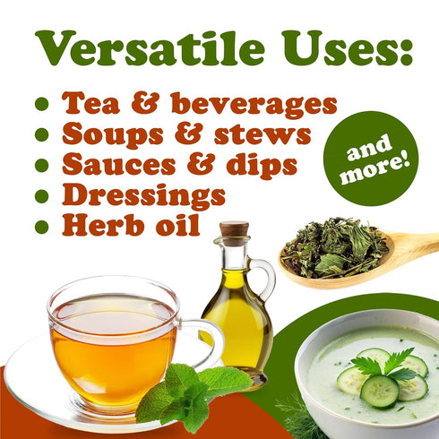 12 Food to Live - Organic Peppermint Leaves, Ounces Dried, Cut & Sifted. Non-GMO. Caffeine-free. Non Irradiated. Good