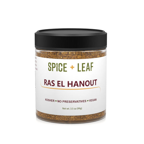 Ras El Hanout by Spice + Leaf, Premium Moroccan Spice Blend, Vegan, Kosher, Salt Free, Preservative Free
