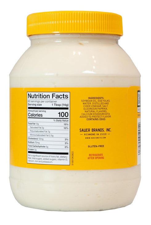30 (Pack 6) Dukes Real Mayonnaise Jar Original Smooth & Creamy Taste, Ounce