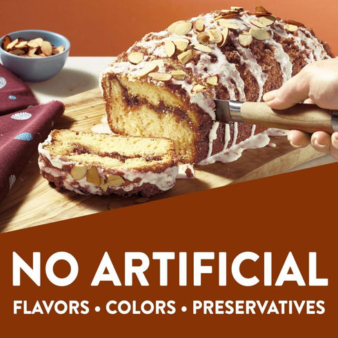 19.5 Oz (Pack 12) Krusteaz Cinnamon Swirl Quick Bread Mix, Baking Mix With Cinnamon Topping, Box