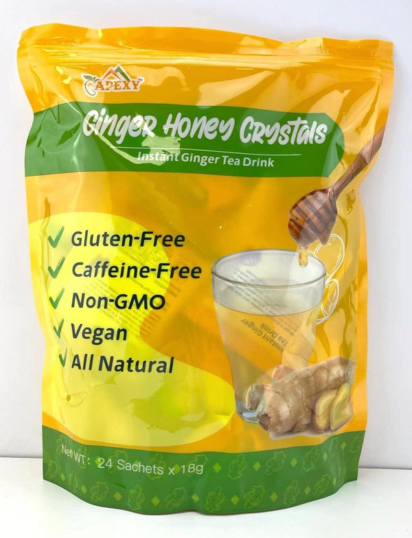 APEXY Instant Ginger Honey Crystal 18g X 24 Sachets (Original)