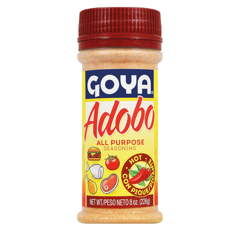 Adobo Hot All Purpose Spice by Goya, Poultry, Seafood, Meat, and Vegetable