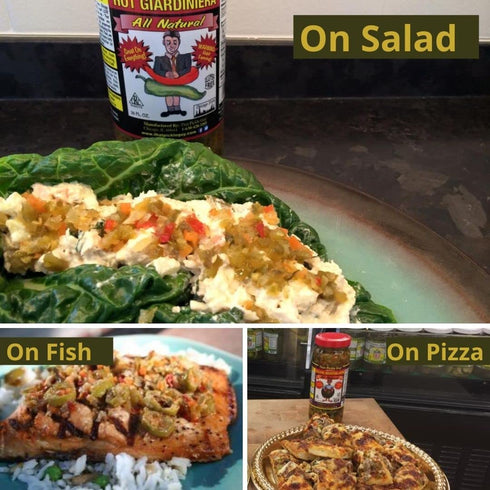 That Pickle Guy 24-ounce Minced All Natural Chicago Style HOT Giardiniera, Raw;