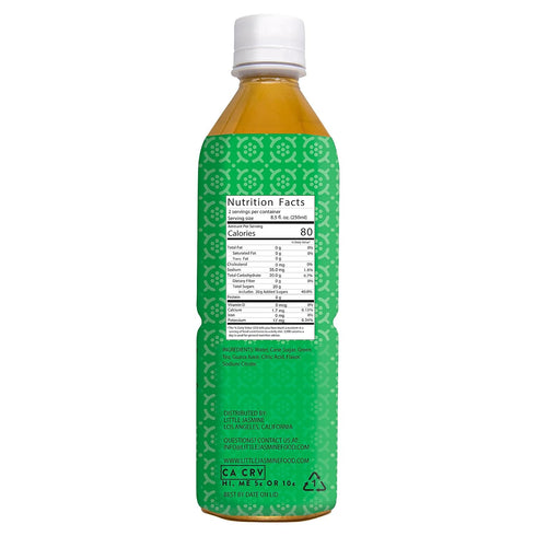 16.90 Oz (Pack 12) Little Jasmine Guava Green Tea, Fl
