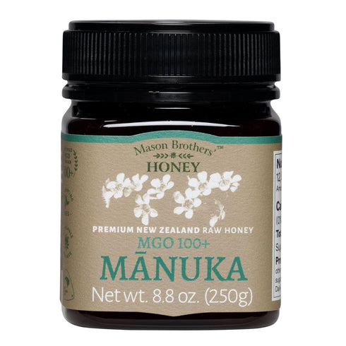 Mason Brothers Raw Manuka Honey MGO 100+ Certified Monofloral New Zealand Manuka