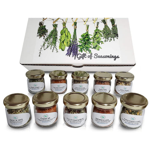 C&J Farms Texas Artisan Seasonings C&J Farms Texas Gourmet Artisan Seasonings Gift of Seasonings Gift Set- 10