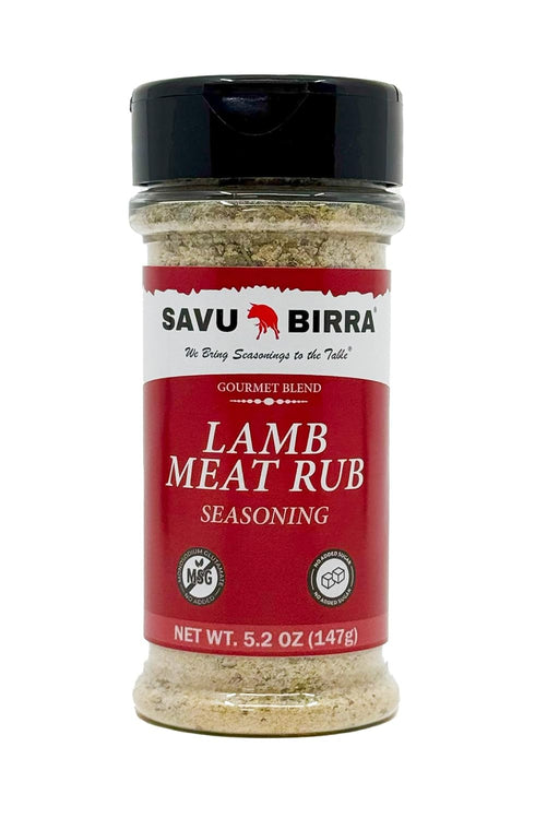 Savu Birra Lamb Meat Rub Seasoning (5.2 Ounce Bottle)