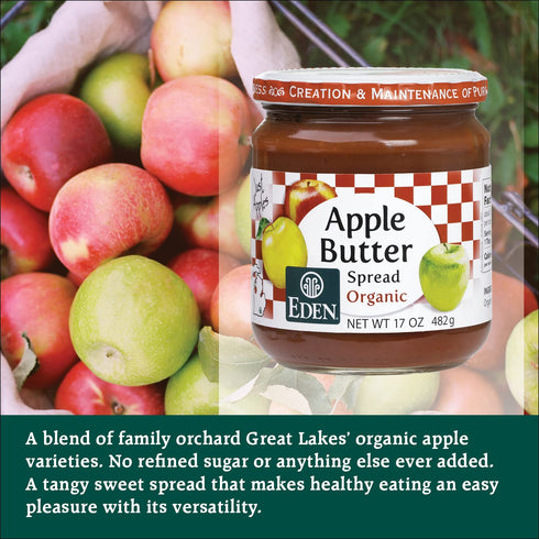 17 OZ EDEN FOODS Organic Apple Butter