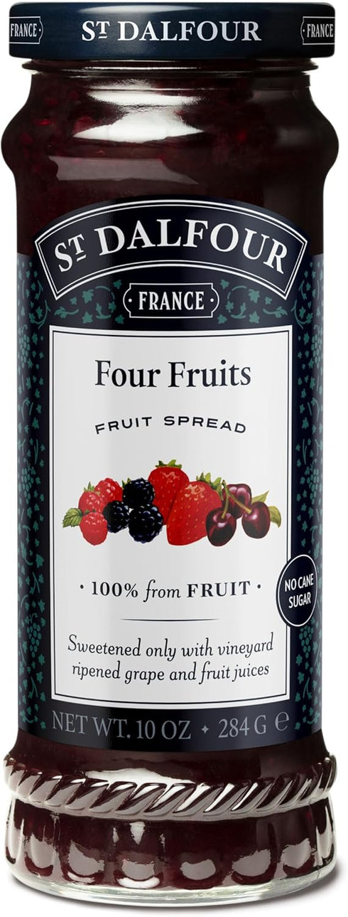 St. Dalfour Four Fruits Fruit Spread - 10oz - 100% from Fruit,