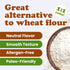 8 Food to Live Organic Tapioca Flour, Pounds Non-GMO Finely Ground Tapioca Starch. Wheat and Rice Flour Substitute. All