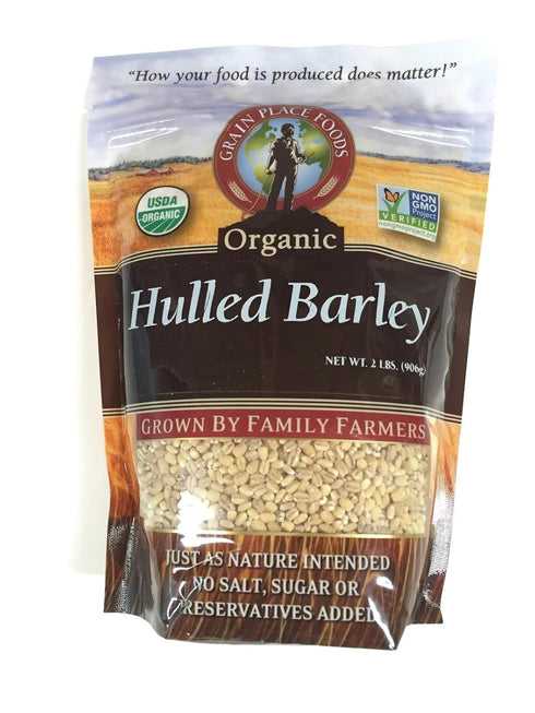 Grain Place Foods | Non-GMO Organic Hulled Barley | Made in the USA | 2