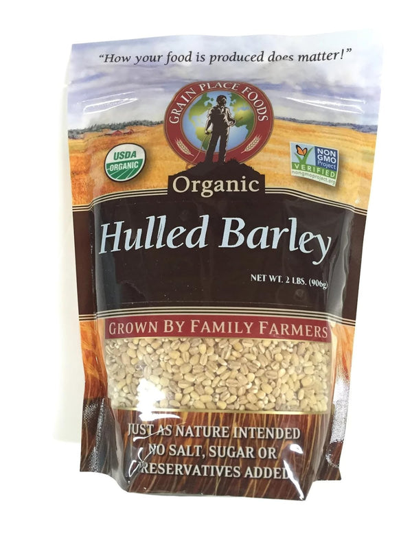 Grain Place Foods | Non-GMO Organic Hulled Barley | Made in the USA | 2