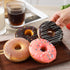 Joeabor 4 Pack Fake Donut Artificial Doughnut for Decoration Realistic Fake Food for Display Faux Dessert Party