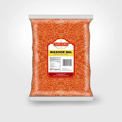 IndianBlend 4lb Masoor Dal / Red Split Lentils