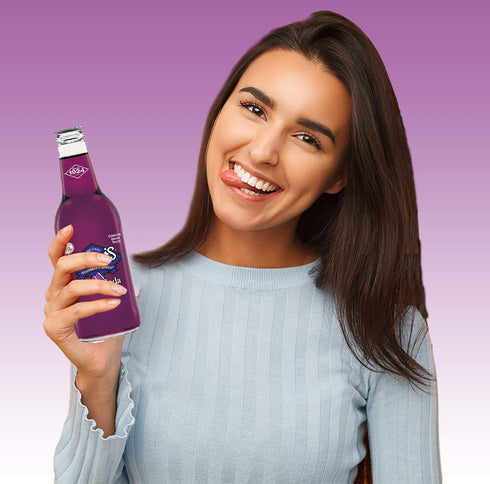 Stewart's 12 oz (12 Grape Soda, fl Glass Bottles)