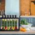 TILZ COLLECTION Set -6x40ml set, Set Tilz Infused Olive Oil Gift Flavoured, Cooking Oil/Bread dipping oils gift |Basil