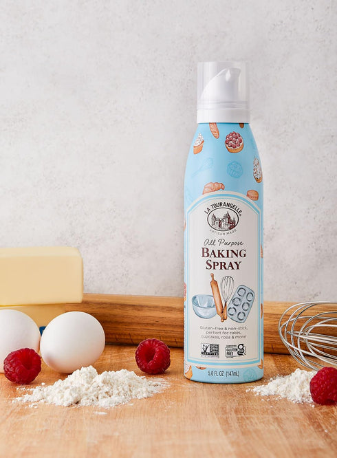 147 ML La Tourangelle All Purpose Baking Spray, Gluten Free, Non Stick