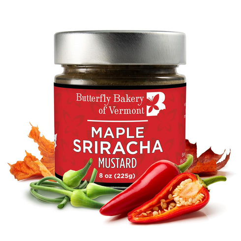 Butterfly Bakery of Vermont - Maple Sriracha Mustard, Sweet and Spicy Gourmet