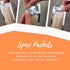 Set 12 Organic Spice Starter includes Organic Spices: Cayenne | Cinnamon | Cumin | Garlic | Ginger | Italian Seasoning