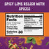 10oz (Pack 1) Pataks Hot Lime Pickle - Authentic Indian Relish w/Lime Dices, Mustard Seeds & Aromatic Spices - Perfect