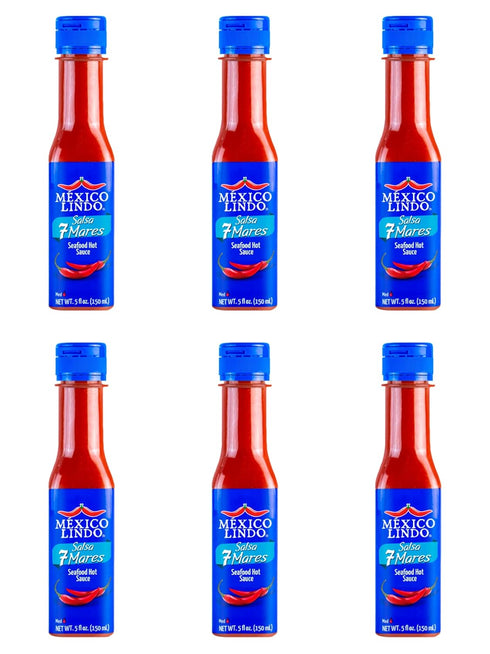 Mexico Lindo 7 Mares Hot Sauce | Perfect for Fish & Seafood