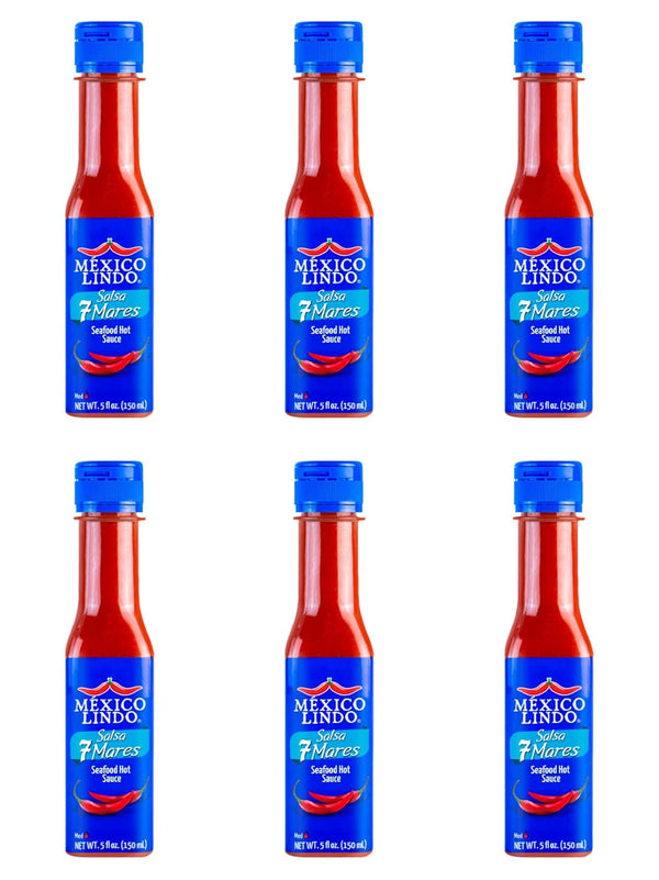 Mexico Lindo 7 Mares Hot Sauce | Perfect for Fish & Seafood
