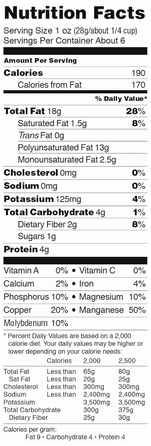 6 Nature's Eats Walnuts, Ounce