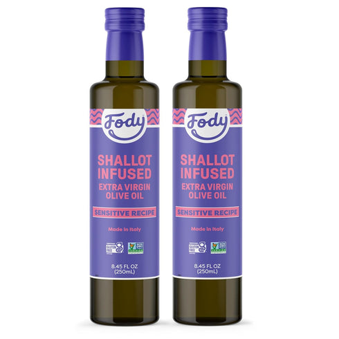 Fody Foods Shallot Infused Extra Virgin Olive Oil, 8.45 Oz (Pack of