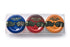 Pack 3 0.88 oz. Eurocaviar - Shikran - mix: x Mullet Roe Caviar Pearls Black + Mullet Roe Caviar Pearls Red + Smoked