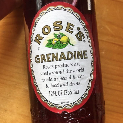 12oz Roses Sweetened Grenadine Syrup Bottle | Perfect for Cocktails, Beverages, and Mixers