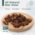 6oz (170g), Soeos Star Anise Seeds Non-GMO Verified, Great for Baking and Tea, Anis Estrella, Whole Chinese Star Anise