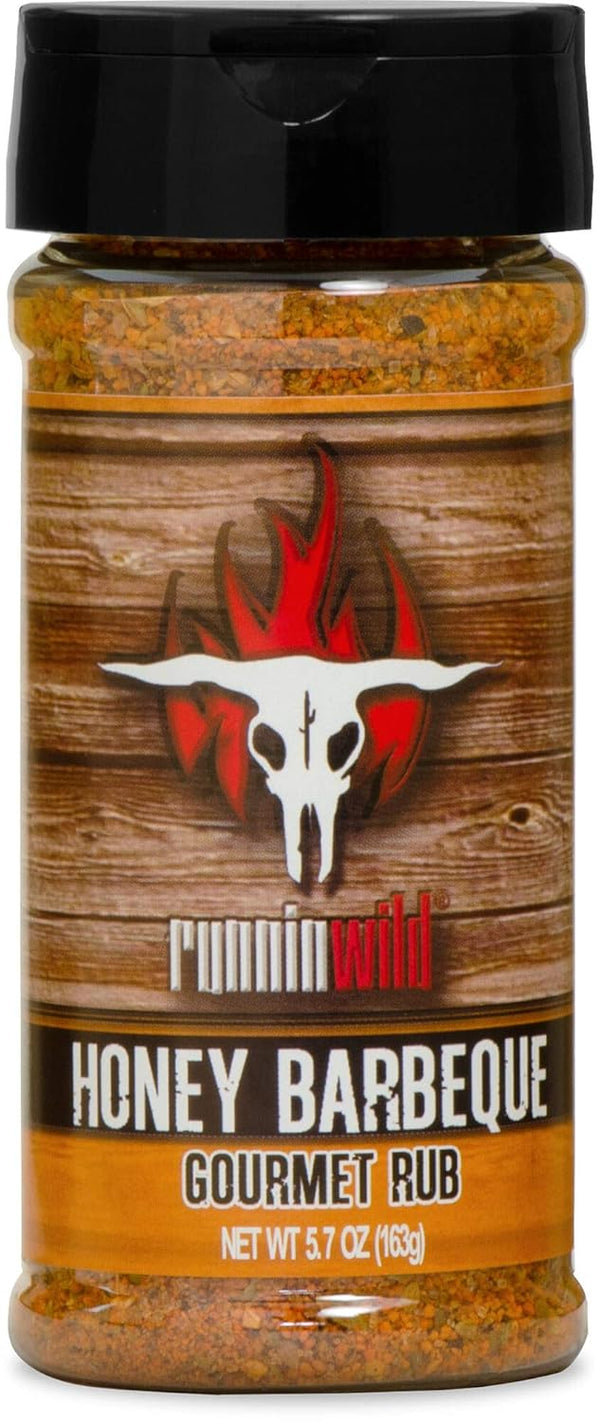 Gourmet Honey BBQ Rub and Seasoning, 5.7 ounces, Perfect for Pork, Chicken, Ribs, and Salmon