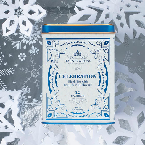 20 Harney & Sons CELEBRATION Tea ct Sachet TIn