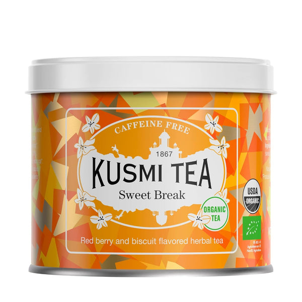 Kusmi Tea Sweet Break - 3.5 oz Loose Tea Tin - Organic