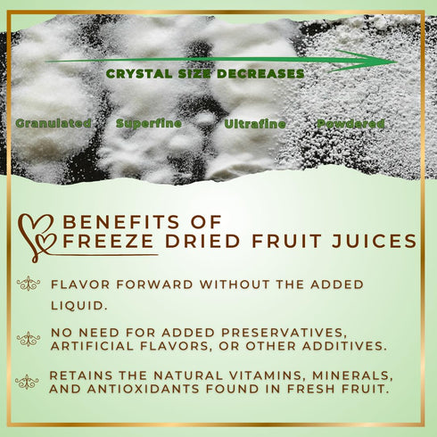Set 16 Oz (385 Set Lemon, Lime, and Orange Ultra-fine Sugar | Artisan Collection Symphony of Citrus Gourmet Sugar |