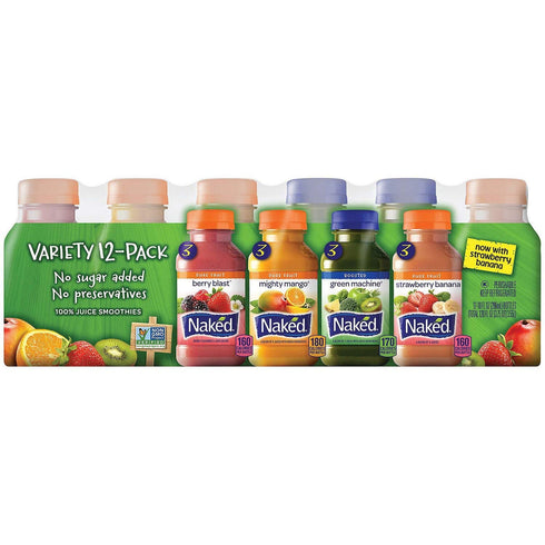 Europe Standard Naked Juice Variety Pack (10 oz., 12 ct.)