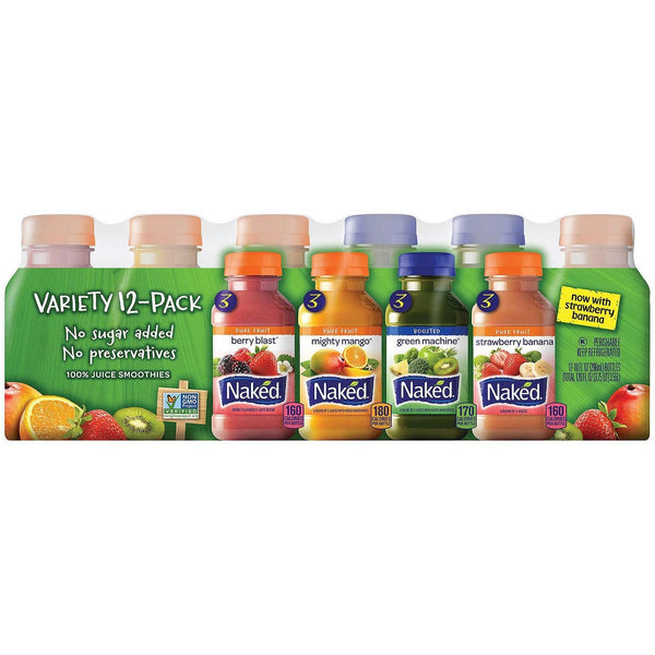 Europe Standard Naked Juice Variety Pack (10 oz., 12 ct.)