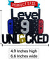 Happy 9th Birthday Video Game Cake Topper Level 9 Unlocked Cake Topper for Kids Boys Girls 9-Years-Old Birthday Party Decoration