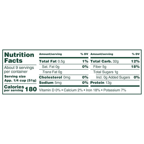 1 (Pack 2) Camellia Brand Dried Lentils Premium Non-GMO Dry Lentils Peas, High Protein Plant-Based Food for Soups