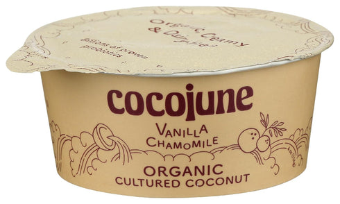 Cocojune , Coconut Cultures Vanilla Chamomile Organic, 4 Ounce