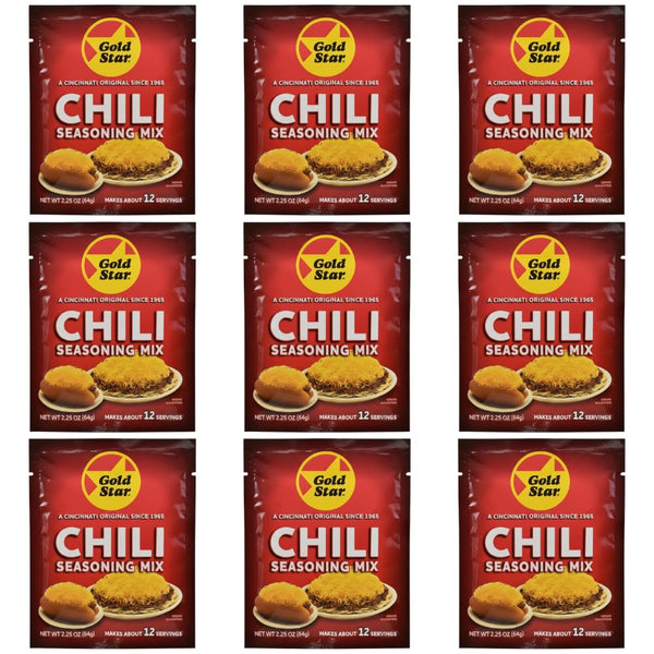 Gold Star Chili Gold Star Cincinnati Chili Seasoning Packets | Authentic Original Chili Mix |