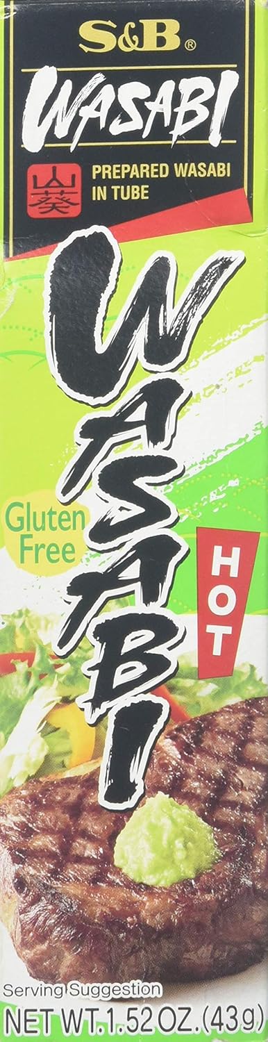 S&B Prepared Wasabi in Tube, 1.52 oz