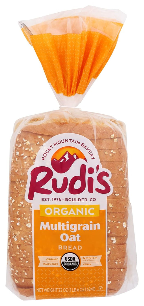 Rudis BAKERY Organic Multigrain Oat Bread, 22 OZ