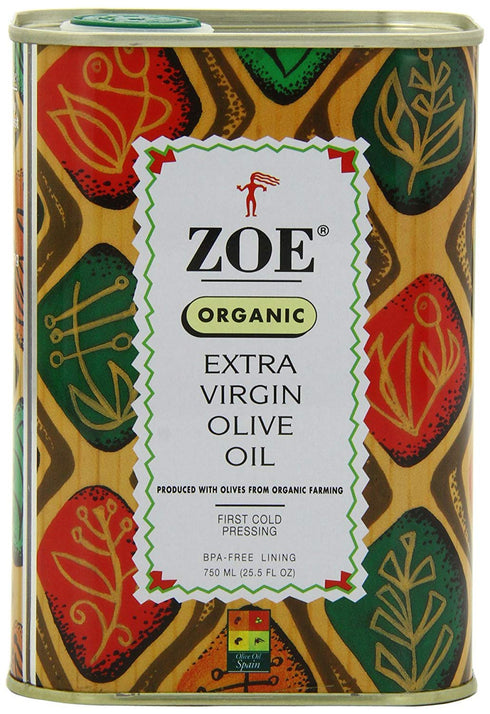 ZOE Organic Extra Virgin Olive Oil, 25.5 Ounce
