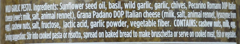 SACLA Wild Garlic Pesto, 6.7 OZ