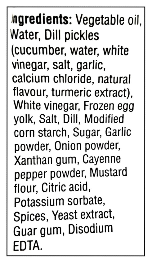 President Choice 300ml/10.1 oz President's Choice Spicy Pickle Mayo Sandwich Spread, fl.