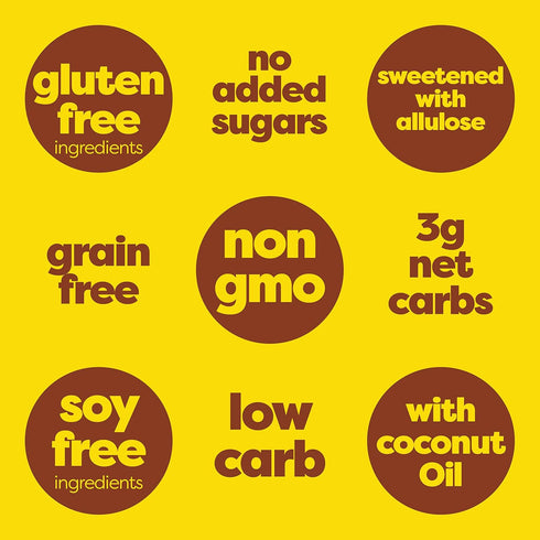 Kiss My Keto Granola Cereal, Salted Caramel Low Carb Granola, Gluten Free Protein Granola for Yogurt
