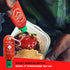 1 PACK Pocket Sriracha Mini Sriracha Hot Sauce Bottle Keyring Bring Hot Sauce with you Everywhere - Great Chilli Sauce
