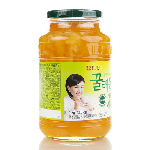 2.2 lb (35.3 oz) Damtuh Korean Honey Lemon Tea fl Lemon Marmalade Preserve for Hot or Iced Tea, Spread & Desserts