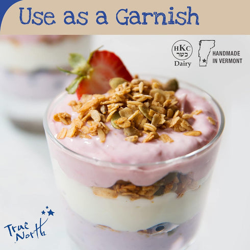 12 oz. (Pack 2) True North Granola Gluten Free Maple Vanilla Granola, Low Carb, Nut Free and Non-GMO